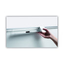 MasterVision Grid Planning Board, 1" Grid, 72 x 48, White/Silver