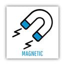 MasterVision Combo Bulletin Board, Bulletin/Dry Erase, 24X18, Gray Frame