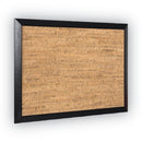 MasterVision Natural Cork Bulletin Board, 36x24, Cork/Black