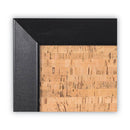 MasterVision Natural Cork Bulletin Board, 36x24, Cork/Black