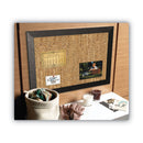 MasterVision Natural Cork Bulletin Board, 36x24, Cork/Black