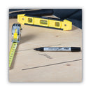 BIC Intensity Metal Pro Permanent Marker, Fine Pro Bullet Tip, Black, Dozen