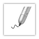 BIC Intensity Retractable Permanent Marker, Fine Bullet Tip, Black, Dozen