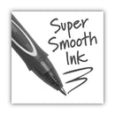 BIC Gel-ocity Quick Dry Gel Pen, Retractable, Medium 0.7 mm, Black Ink, Black Barrel, Dozen