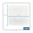 Dixie All-Purpose Food Wrap, Dry Wax Paper, 12 x 12, White, 1,000/Carton