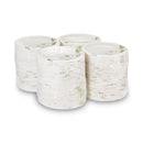 Dixie Pathways Soak-Proof Shield Mediumweight Paper Plates, 6.88" dia, Green/Burgundy, 125/Pack, 8 Packs/Carton