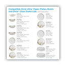 Dixie Pathways Soak Proof Shield Heavyweight Paper Plates, WiseSize, 5.88" dia, 125/Pack