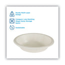 Dixie Pathways Heavyweight Paper Bowls, WiseSize, 12 oz, Green/Burgundy, 125/Pack