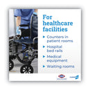 Clorox VersaSure Cleaner Disinfectant Wipes, 1-Ply, 6.75 x 8, White, 150/Canister, 6 Canisters/Carton