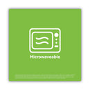 Dixie PerfecTouch Paper Hot Cups and Lids Combo, 12 oz, Multicolor, 50 Cups/Lids/Pack