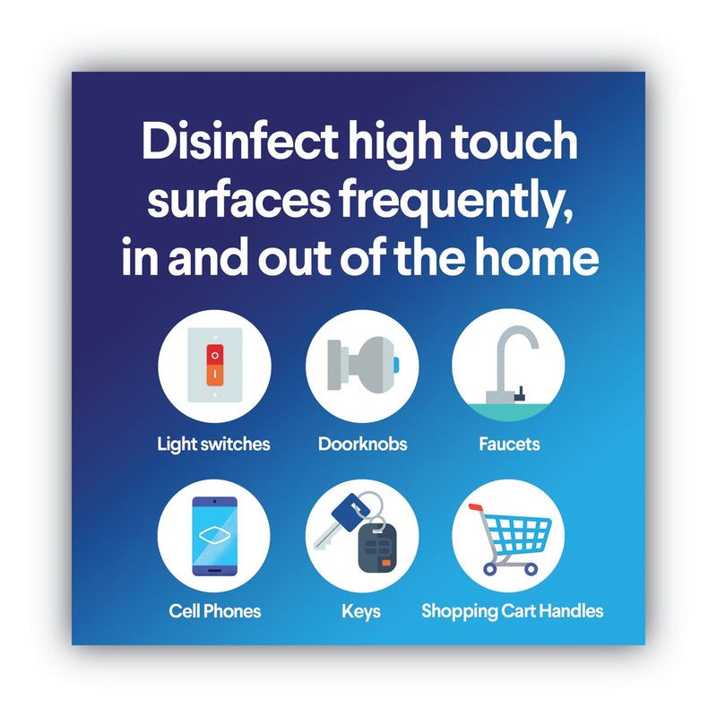 Clorox Disinfecting Wipes, 7 x 8, Fresh Scent/Citrus Blend, 75/Canister, 3/Pack