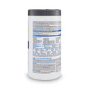 Clorox VersaSure Cleaner Disinfectant Wipes, 1-Ply, 6.75 x 8, White, 85/Canister, 6 Canisters/Carton