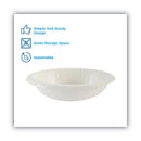 Dixie Paper Dinnerware, Plates, White, 8.5" dia, 125/Pack, 4/Carton