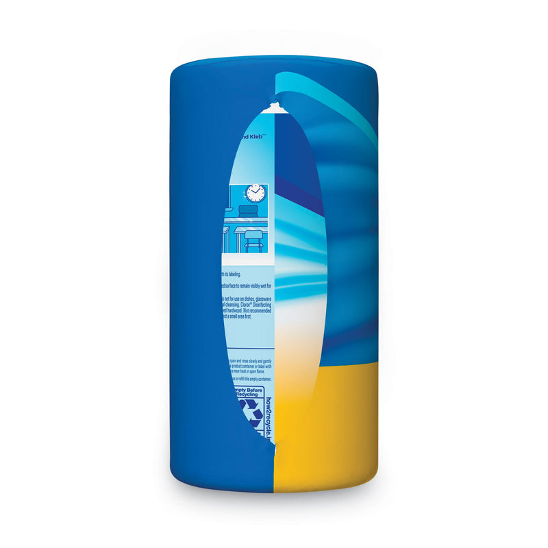 Clorox Disinfecting Wipes, 7 x 8, Fresh Scent/Citrus Blend, 75/Canister, 3/Pack