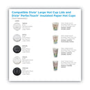 Dixie Dome Drink-Thru Lids, Fits 10 oz to 16 oz Paper Hot Cups, White, 1,000/Carton