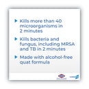 Clorox VersaSure Cleaner Disinfectant Wipes, 1-Ply, 6.75 x 8, White, 150/Canister, 6 Canisters/Carton