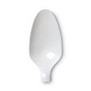 Dixie Plastic Cutlery, Mediumweight Teaspoons, White, 1,000/Carton