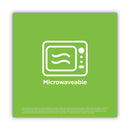 Dixie PerfecTouch Paper Hot Cups and  Lids Combo, 10 oz, Multicolor, 50 Cups/Lids/Pack