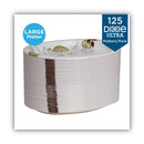 Dixie Pathways Heavyweight Oval Platters, 8.5 x 11, Green/Burgundy, 125/Pack