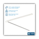 Dixie Jumbo Straws, 7.75", Plastic, Translucent, 500/Box