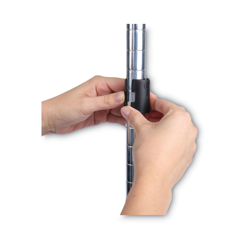 Alera NSF Certified 6-Shelf Wire Shelving Kit, 48w x 18d x 72h, Silver