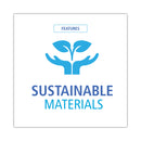 Boardwalk Bagasse Food Containers, Hinged-Lid, 1-Compartment 9 x 6 x 3.19, White, Sugarcane, 125/Sleeve, 2 Sleeves/Carton