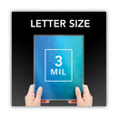 GBC SelfSeal Self-Adhesive Laminating Pouches and Single-Sided Sheets, 3 mil, 9" x 12", Gloss Clear, 50/Pack