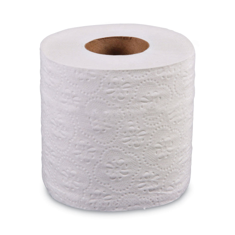 Boardwalk 2-Ply Toilet Tissue, Standard, Septic Safe, White, 4 x 3, 500 Sheets/Roll, 96 Rolls/Carton