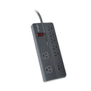 Kensington Guardian Premium Surge Protector, 8 AC Outlets, 6 ft Cord, 1,080 J, Gray