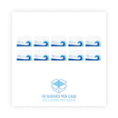 Boardwalk Premium Half-Fold Toilet Seat Covers, 15 x 10, White, 250 Covers/Sleeve, 10 Sleeves/Carton