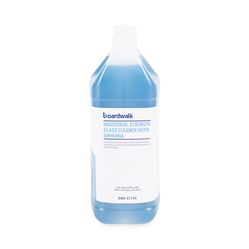 Boardwalk Industrial Strength Glass Cleaner with Ammonia, 1 gal Bottle
