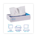 Boardwalk Office Packs Facial Tissue, 2-Ply, White, Flat Box, 100 Sheets/Box, 30 Boxes/Carton