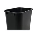 Boardwalk Soft-Sided Wastebasket, 14 qt, Plastic, Black
