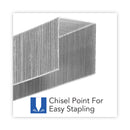 Swingline Light Touch Heavy-Duty Staples, 0.63" Leg, 0.5" Crown, Steel, 2,500/Box