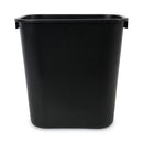 Boardwalk Soft-Sided Wastebasket, 14 qt, Plastic, Black