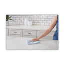 Boardwalk Microfiber Cleaning Cloths, 16 x 16, Blue, 24/Pack