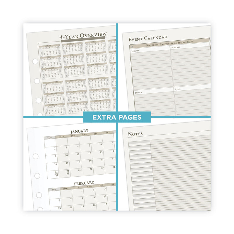 AT-A-GLANCE 2-Page-Per-Week Planner Refills, 8.5 x 5.5, White Sheets, 12-Month (Jan to Dec): 2023