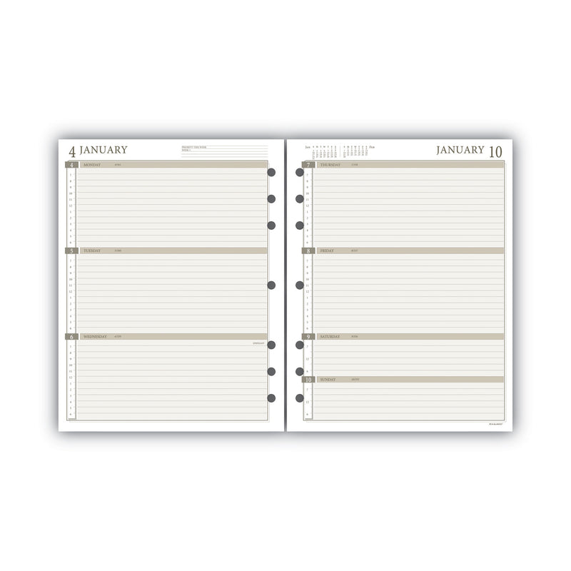 AT-A-GLANCE 2-Page-Per-Week Planner Refills, 11 x 8.5, White Sheets, 12-Month (Jan to Dec): 2023