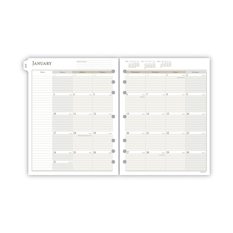 AT-A-GLANCE 2-Page-Per-Week Planner Refills, 8.5 x 5.5, White Sheets, 12-Month (Jan to Dec): 2023