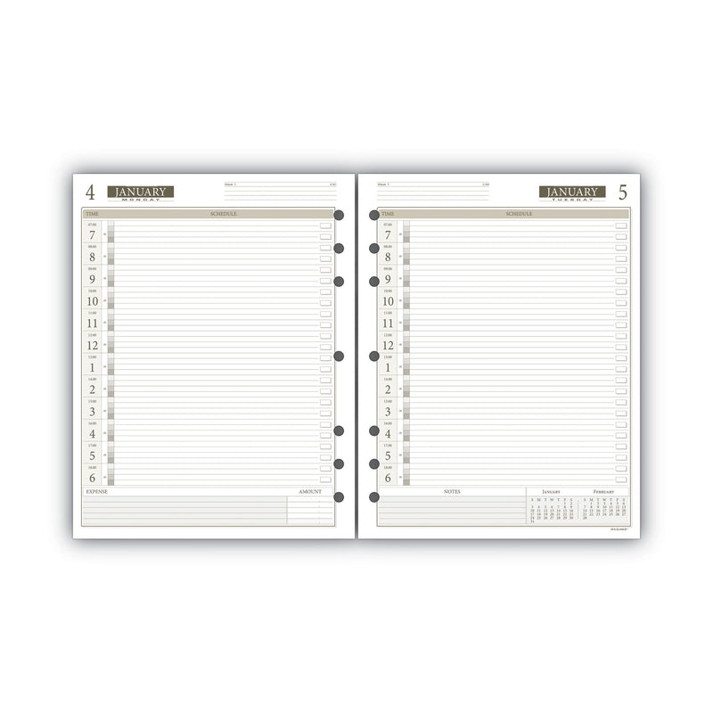 AT-A-GLANCE 1-Page-Per-Day Planner Refills, 11 x 8.5, White Sheets, 12-Month (Jan to Dec): 2023