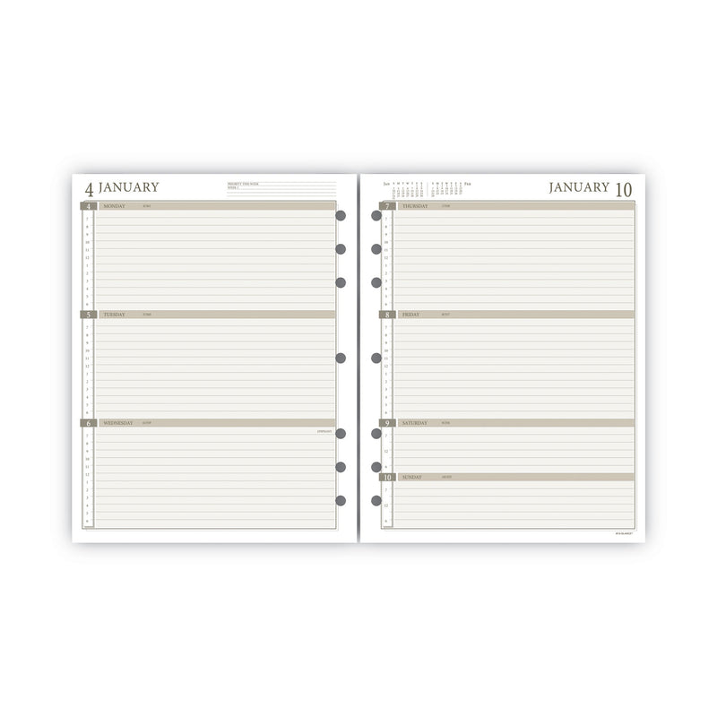 AT-A-GLANCE 2-Page-Per-Week Planner Refills, 8.5 x 5.5, White Sheets, 12-Month (Jan to Dec): 2023