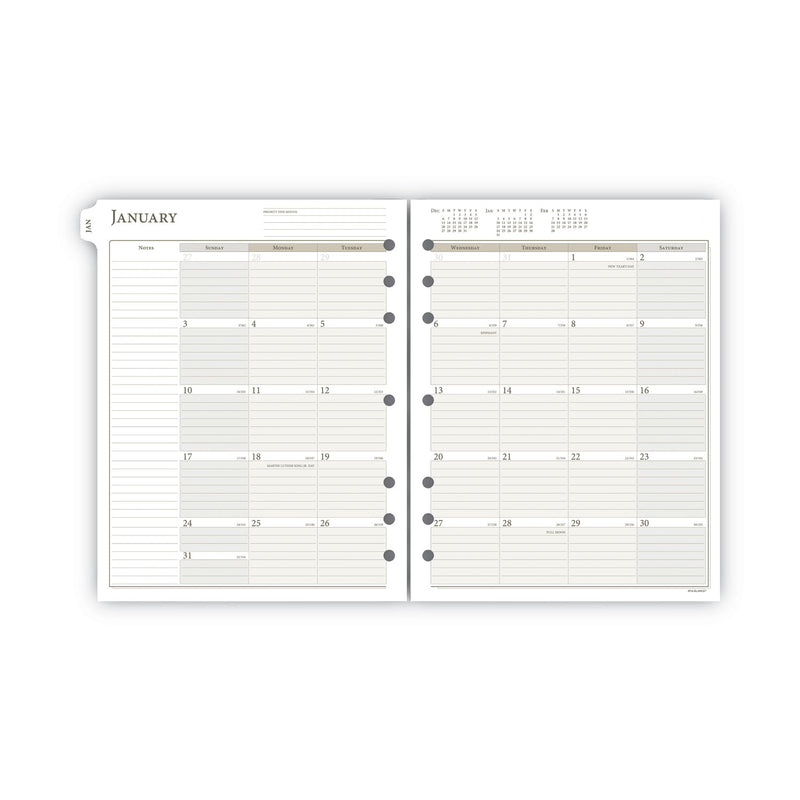 AT-A-GLANCE 2-Page-Per-Week Planner Refills, 11 x 8.5, White Sheets, 12-Month (Jan to Dec): 2023