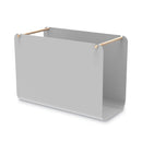 U Brands Arc Hanging File Basket, Letter Size, 14" Long, Gray, 2/Box
