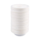 Boardwalk Bagasse Dinnerware, Bowl, 12 oz, White, 1,000/Carton