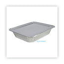 Boardwalk Aluminum Steam Table Pan Lids, Fits Half-Size Pan, Deep, 10.5 x 12.81 x 0.63, 100/Carton