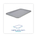 Boardwalk Aluminum Steam Table Pan Lids, Fits Full-Size Pan, Deep,12.88 x 20.81 x 0.63, 50/Carton