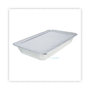 Boardwalk Aluminum Steam Table Pan Lids, Fits Full-Size Pan, Deep,12.88 x 20.81 x 0.63, 50/Carton