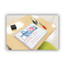 Creativity Street Dry-Erase Student Boards, 12 x 9, Blue/White, 10/Set