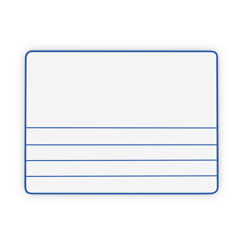 Creativity Street Dry-Erase Student Boards, 12 x 9, Blue/White, 10/Set