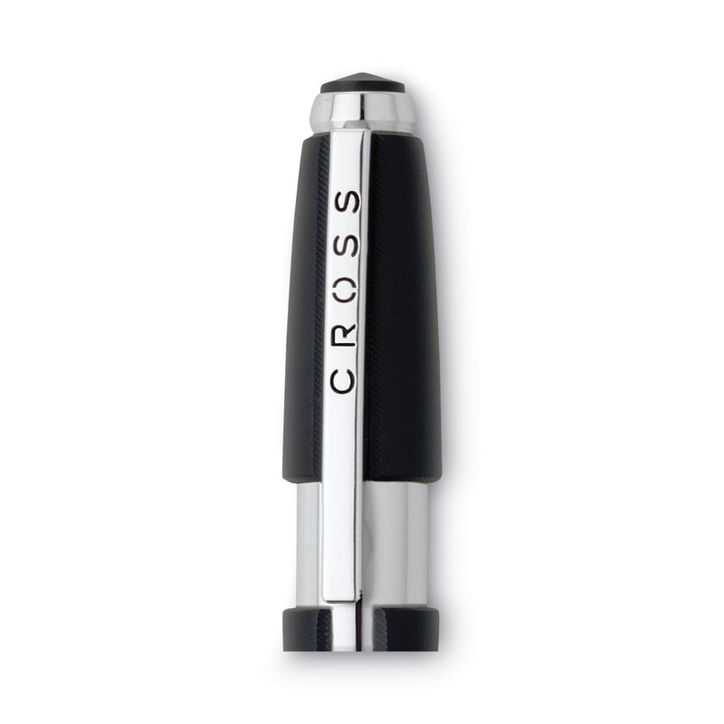 Cross Edge Gel Pen, Retractable, Medium 0.7 mm, Black Ink, Black Barrel